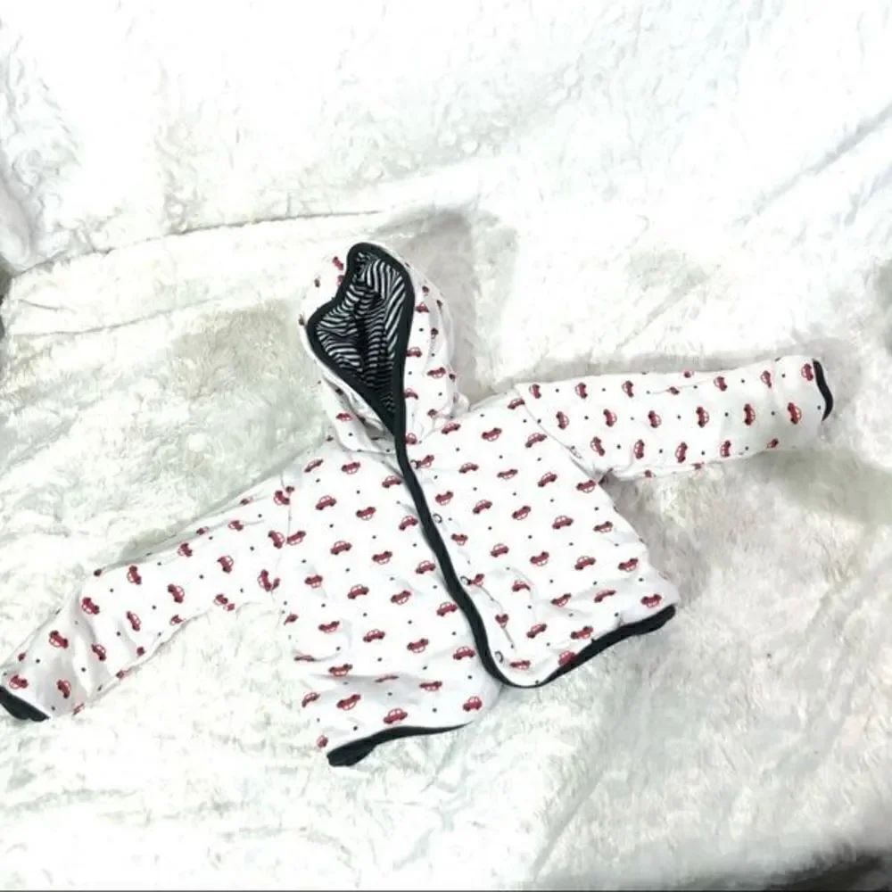 Little Me reversible puffy coat jacket 12 months